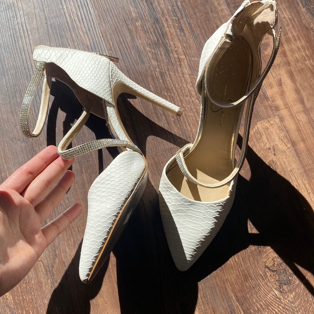 White heels